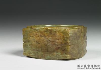 图片[2]-Jade square bracelet with carved pattern, early Liangzhu culture-China Archive